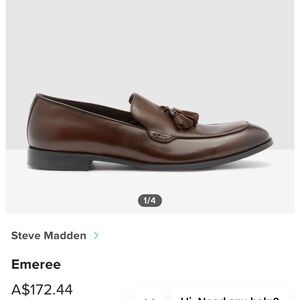 Steve Madden Emeree Tassel Leather Loafer Shoes 13